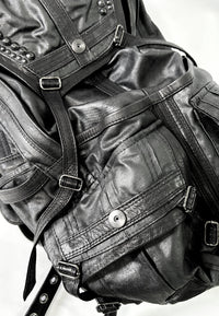 2402-BG01 Coating Canvas Backpack 02