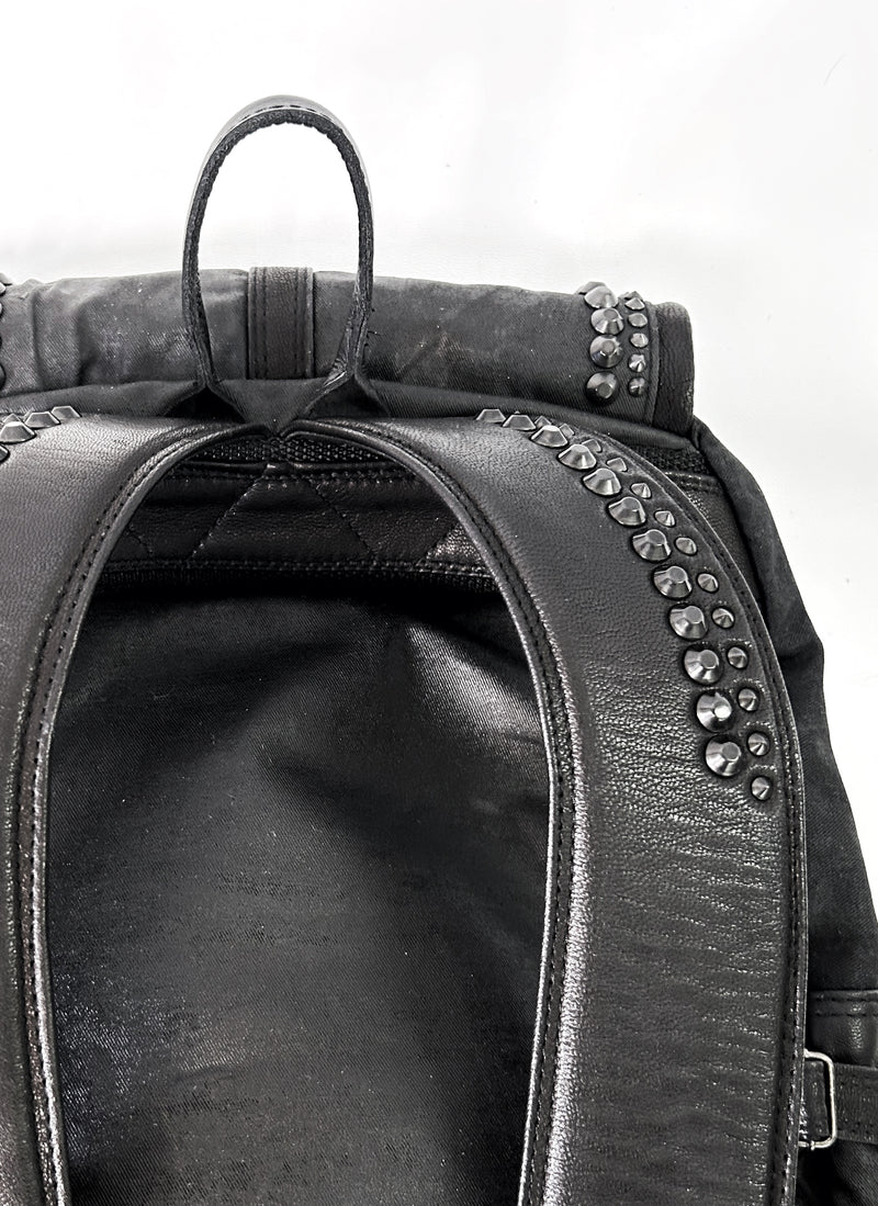 2402-BG01 Coating Canvas Backpack 02