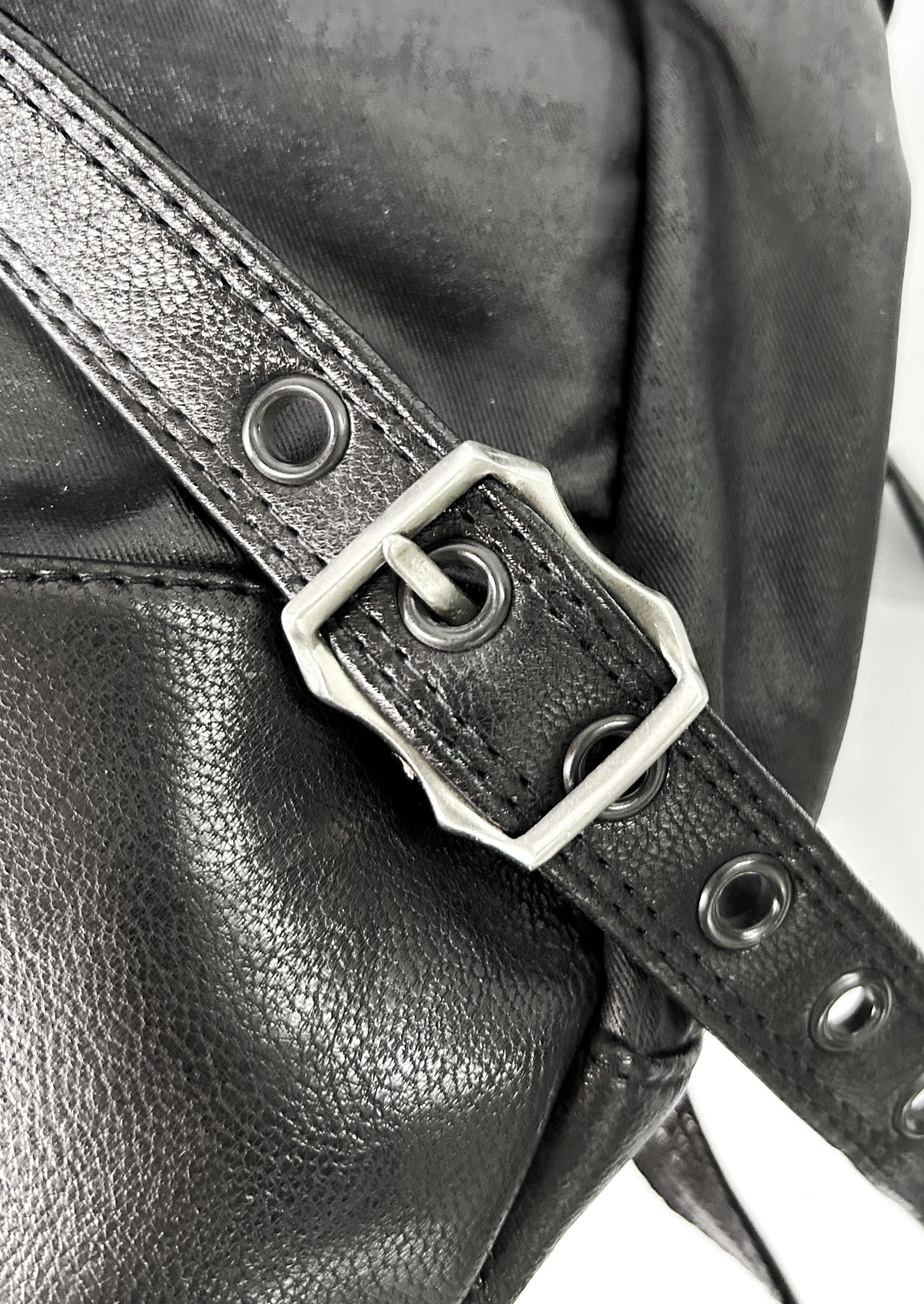 2402-BG01 Coating Canvas Backpack 02