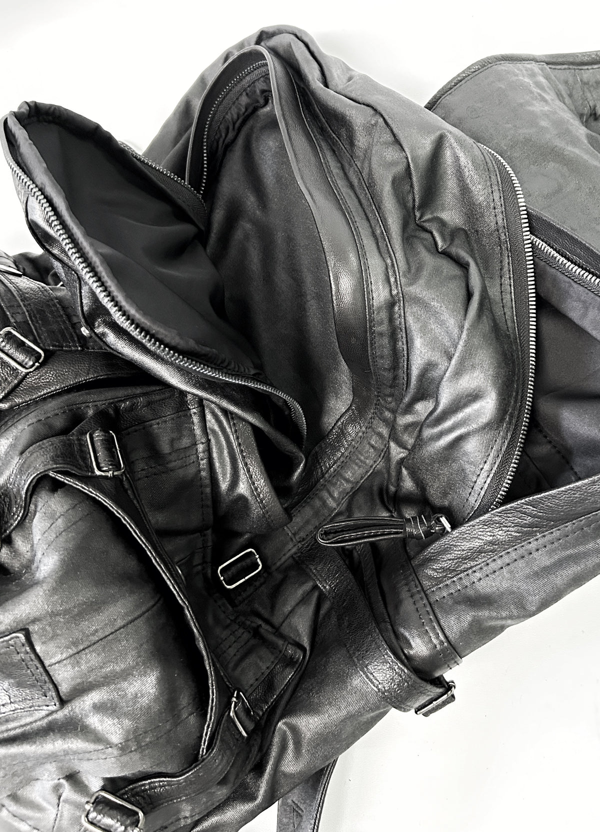 2402-BG01 Coating Canvas Backpack 02