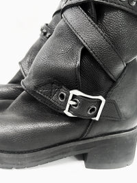 2502-BO01 Crush Layered Boots