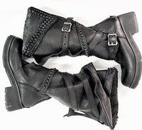 2502-BO01 Crush Layered Boots