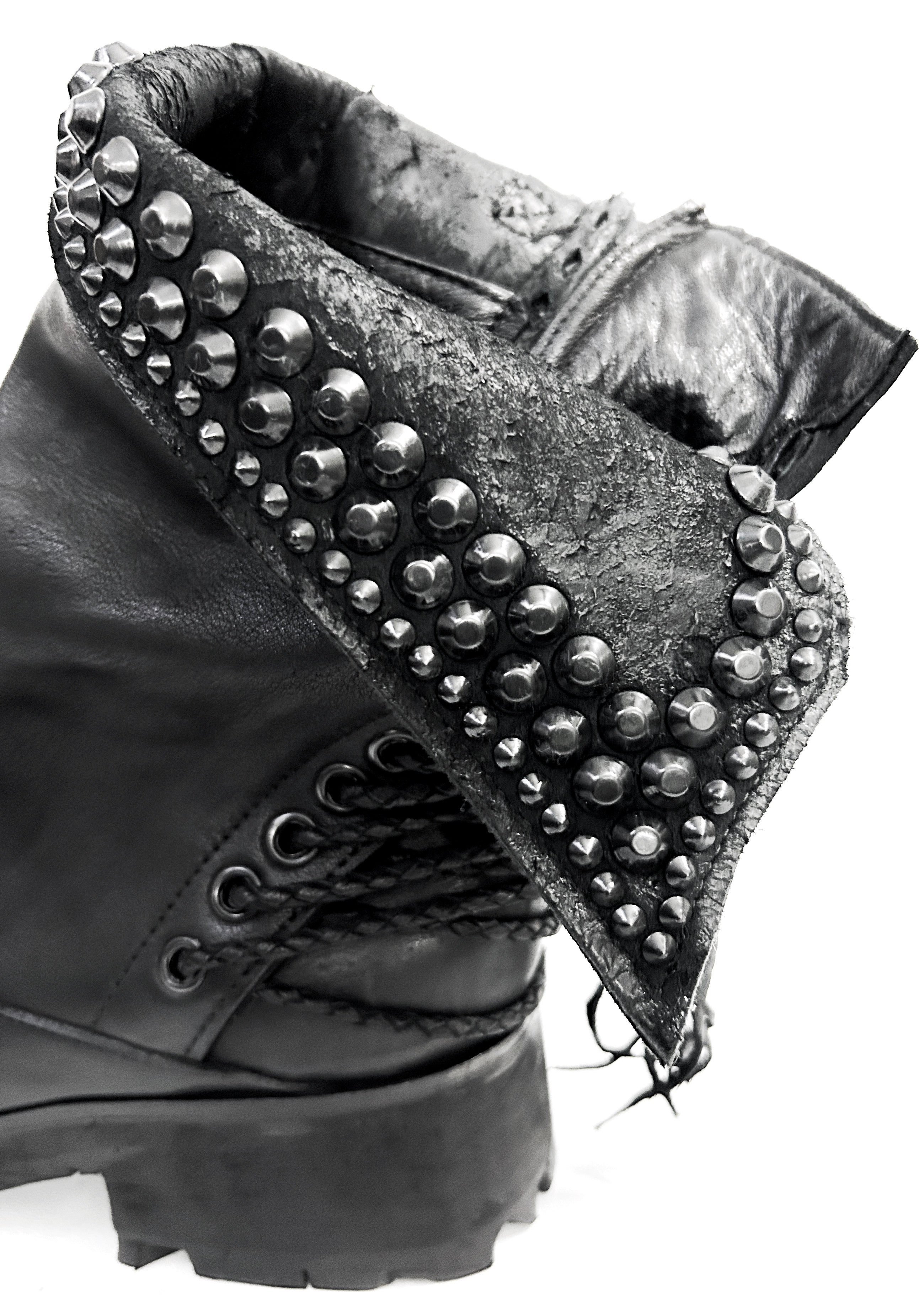 KMRii ケムリ Crush Braided Boots クラッシュ ブレイド ブーツ