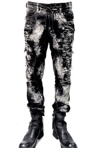 2502-PT01A Discharged Stretch Twill Pants