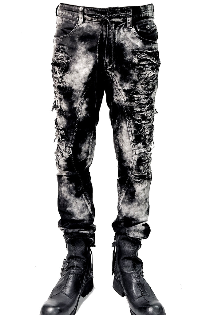 2502-PT01A Disharged Stretch Twill Pants