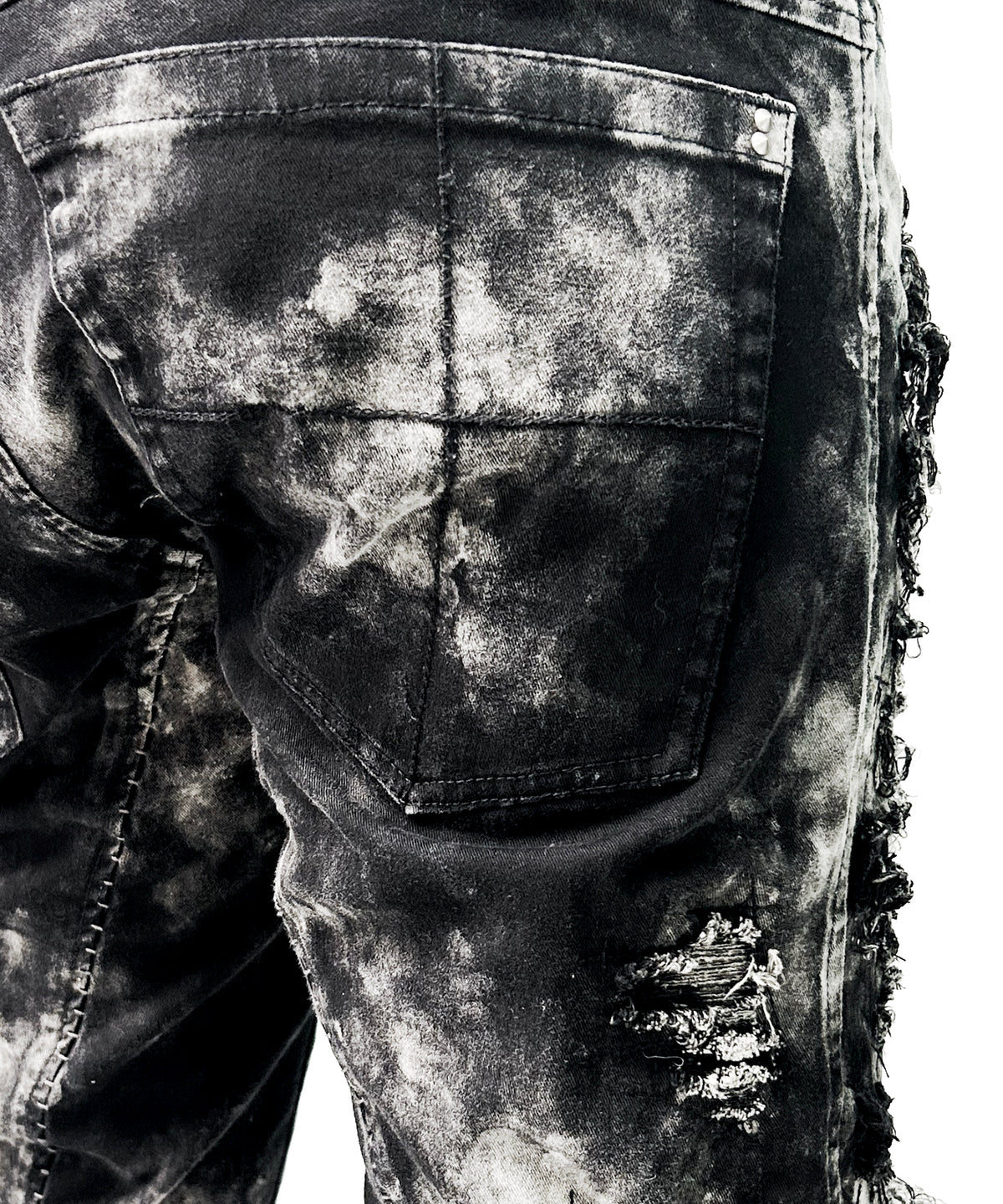 2502-PT01A Discharged Stretch Twill Pants