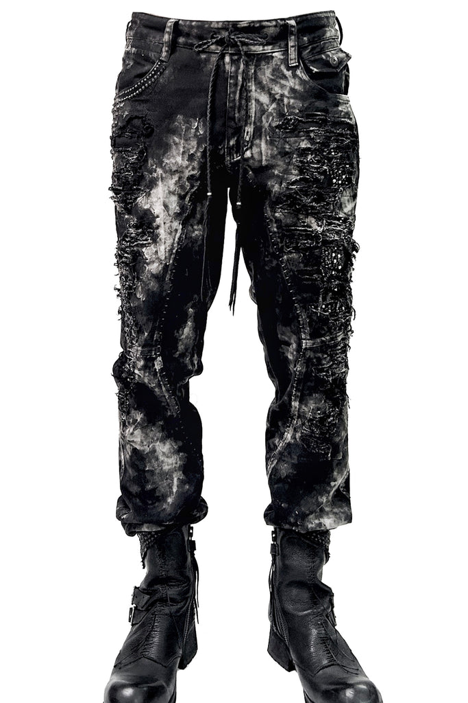 2502-PT01B Disharged Stretch Twill Pants / STD