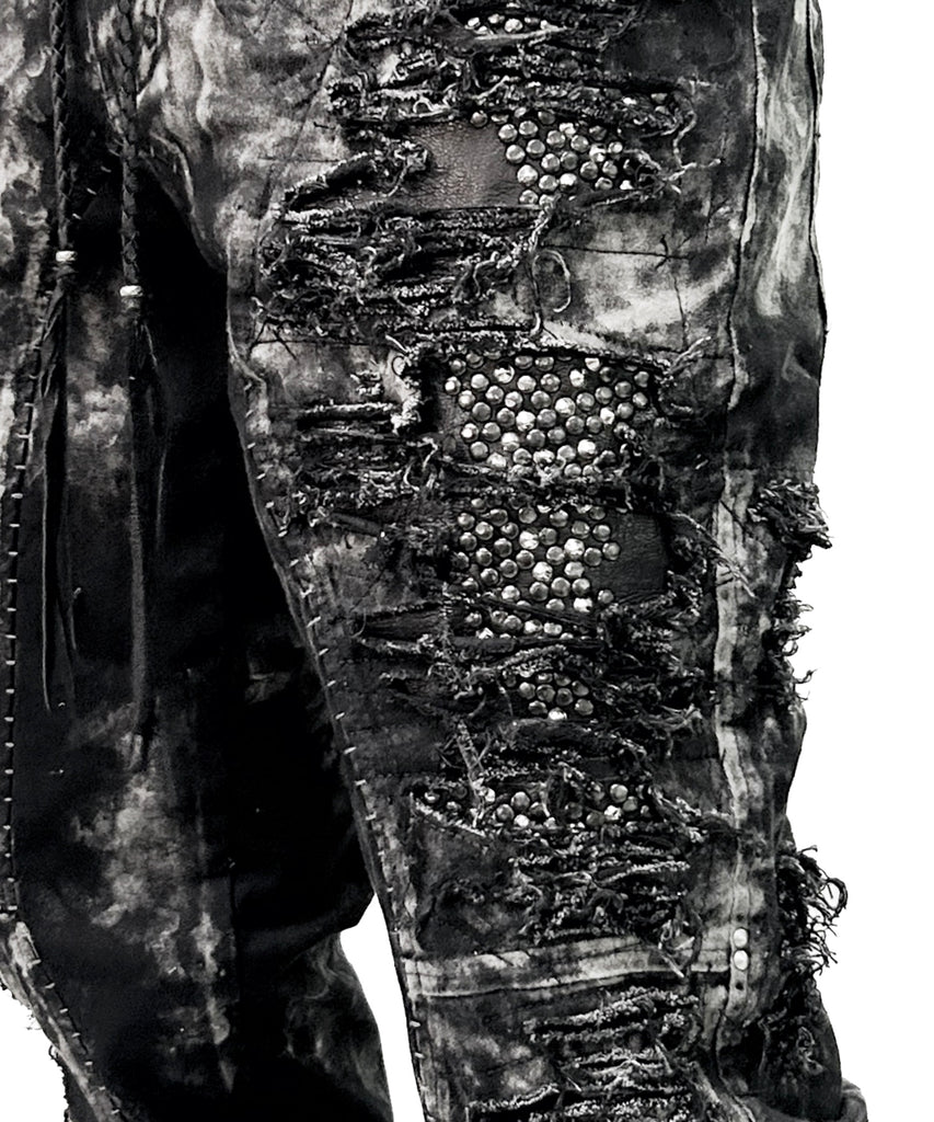 2502-PT01B Disharged Stretch Twill Pants / STD