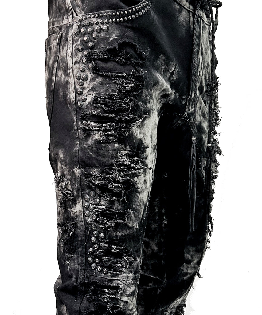 2502-PT01B Disharged Stretch Twill Pants / STD