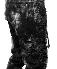 2502-PT01B Discharged Stretch Twill Pants / STD