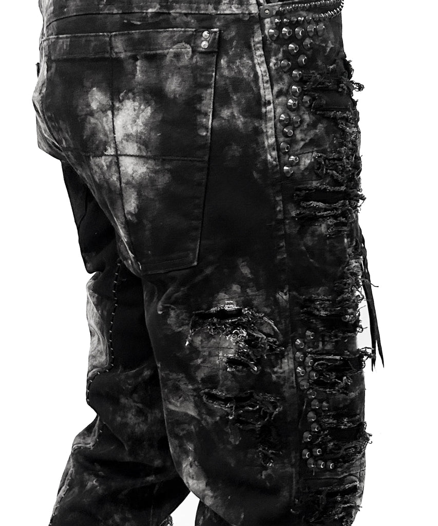 2502-PT01B Disharged Stretch Twill Pants / STD