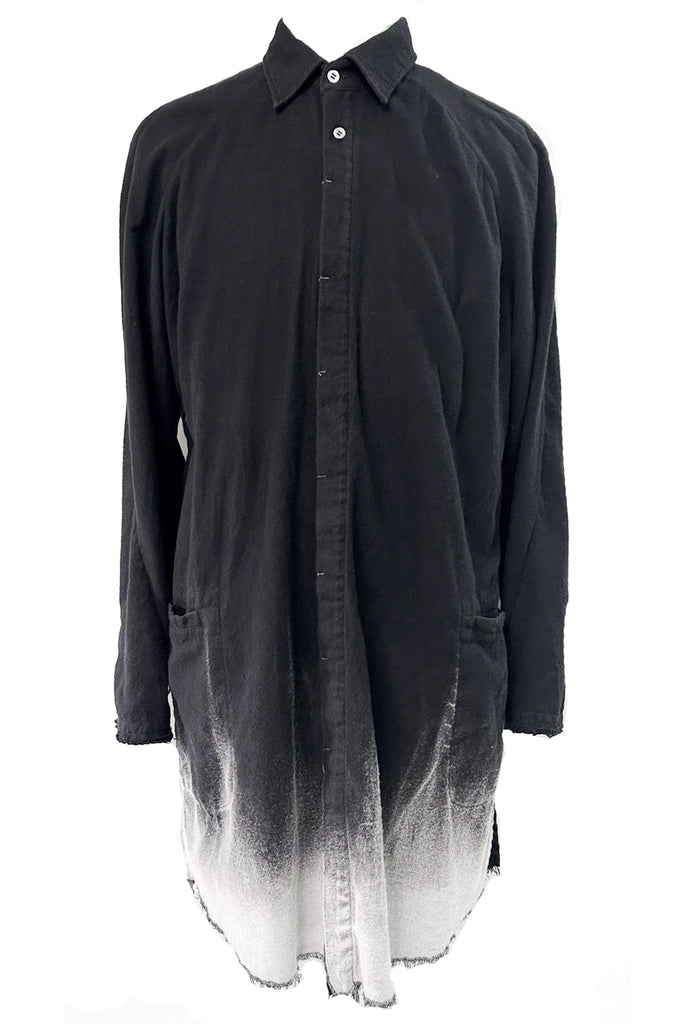 2502-SH02 White Flame Long Flannel Shirt