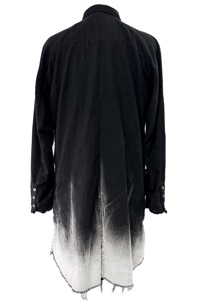 2502-SH02 White Flame Long Flannel Shirt