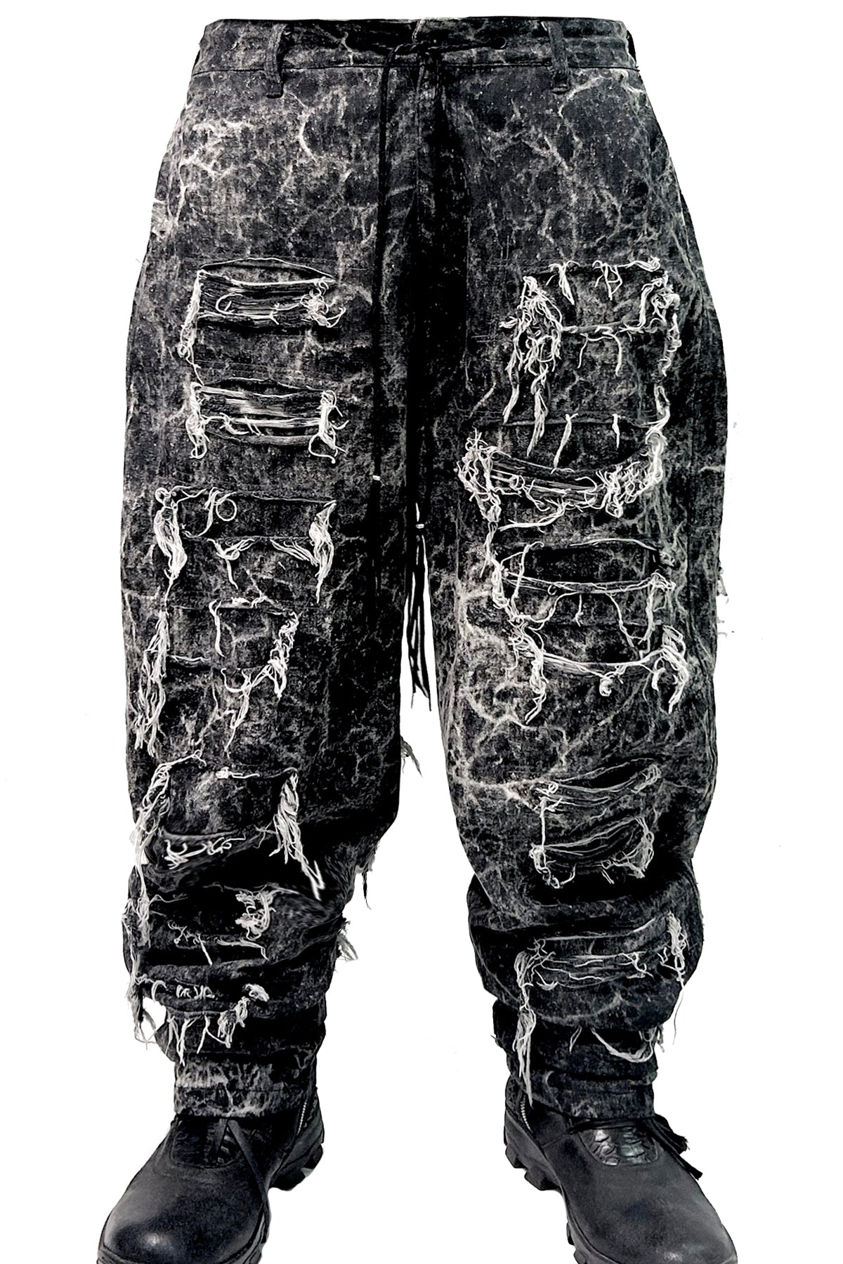 2502-PT02 Powder Storm Crush Denim