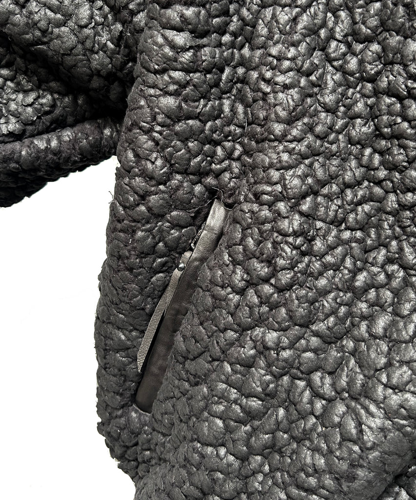 2502-JK06 Serpent Cross Coating Boa Jacket