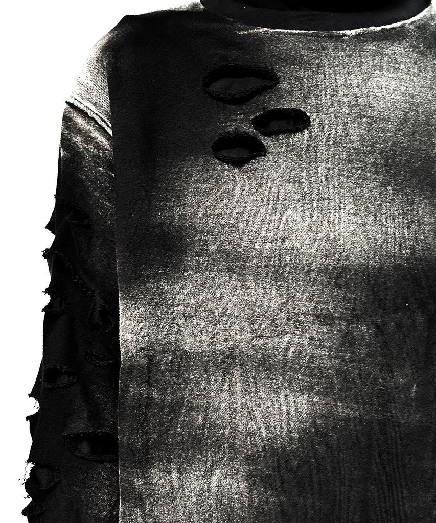 2502-TP01 Crush Layered Pullover