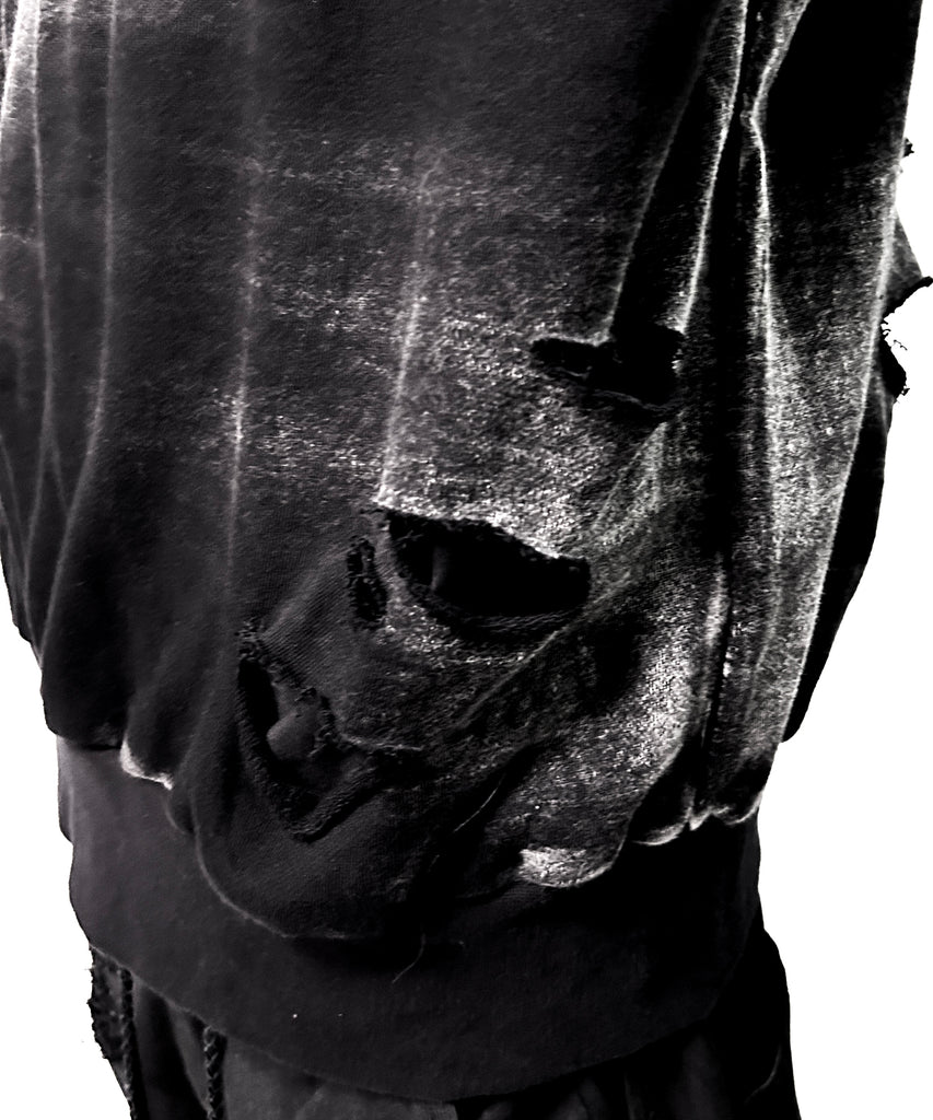 2502-TP01 Crush Layered Pullover