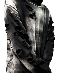 2502-TP01 Crush Layered Pullover