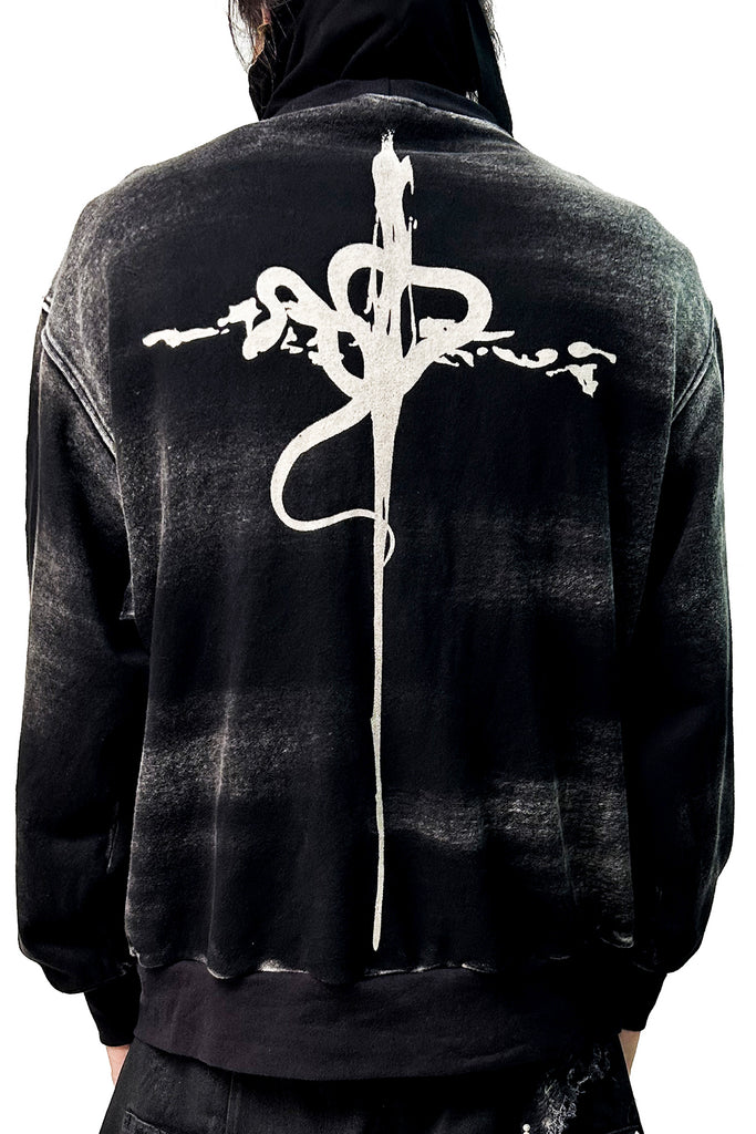 2502-TP07 Serpent Cross Pullover