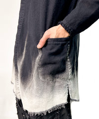 2502-SH02 White Flame Long Flannel Shirt