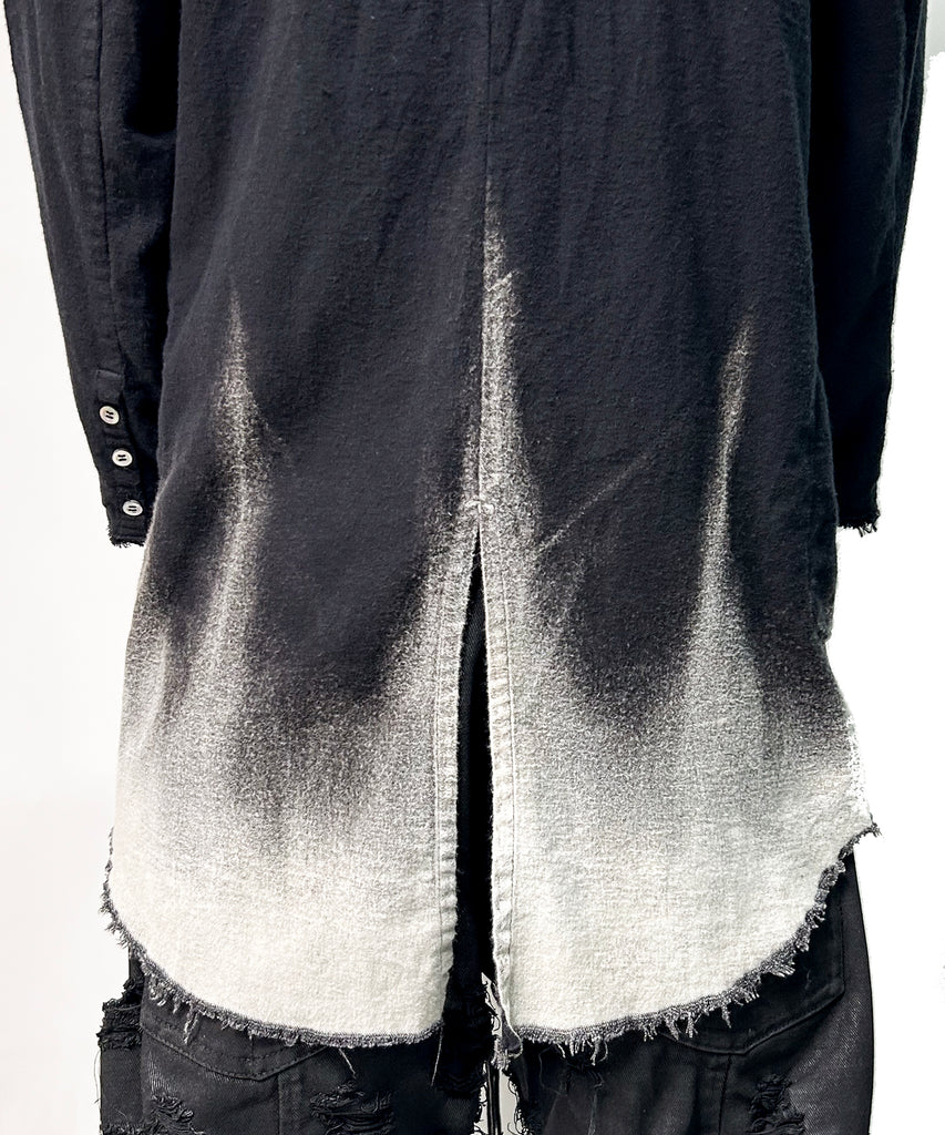 2502-SH02 White Flame Long Flannel Shirt