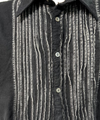 2502-SH04 White Flame Layered Flannel Shirt