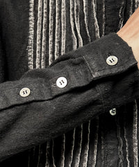 2502-SH04 White Flame Layered Flannel Shirt