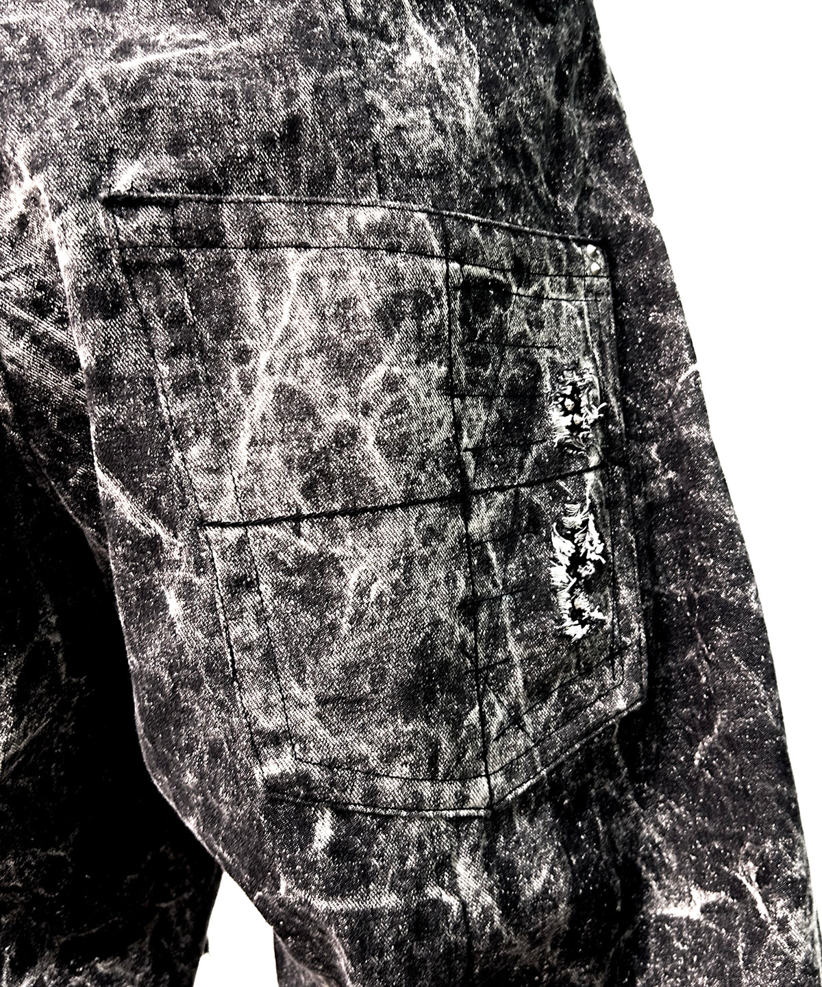 2502-PT02 Powder Storm Crush Denim