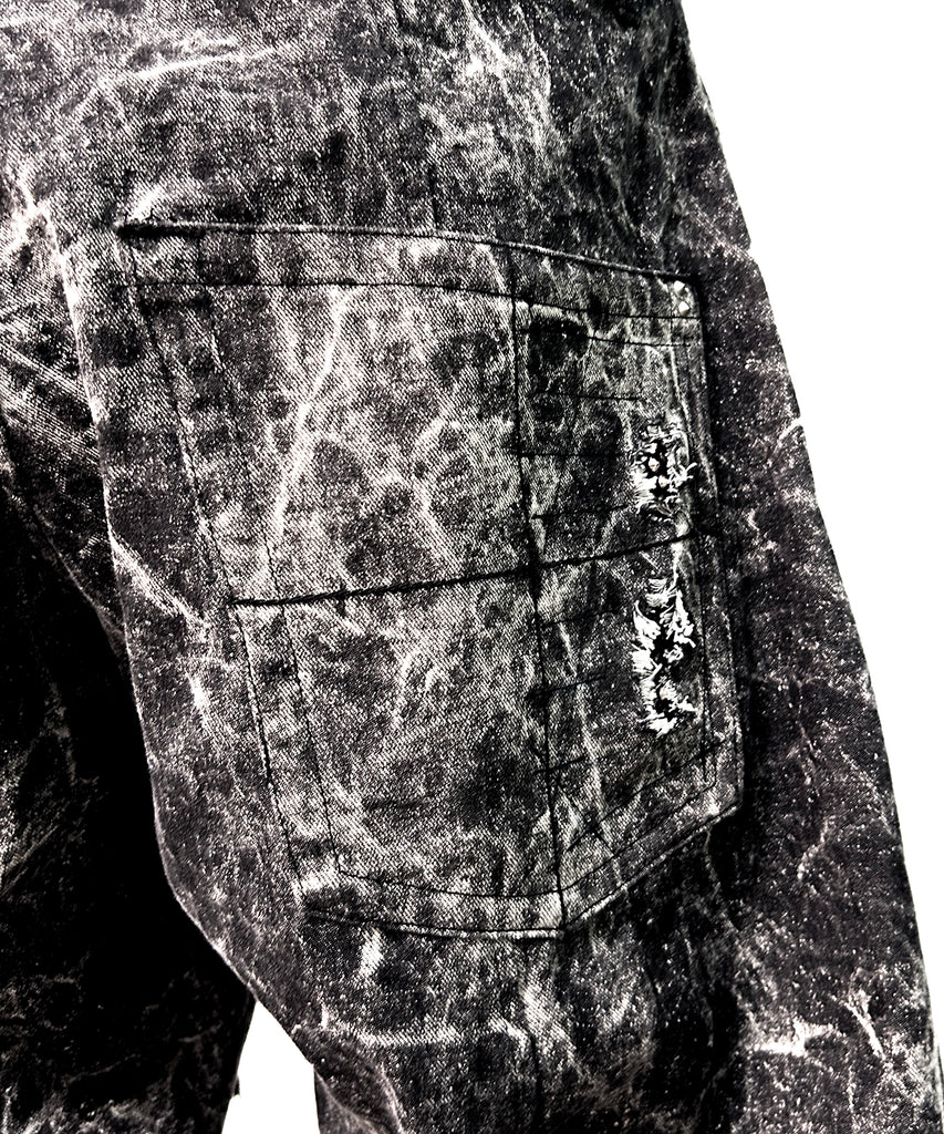 2502-PT02 Powder Storm Crush Denim