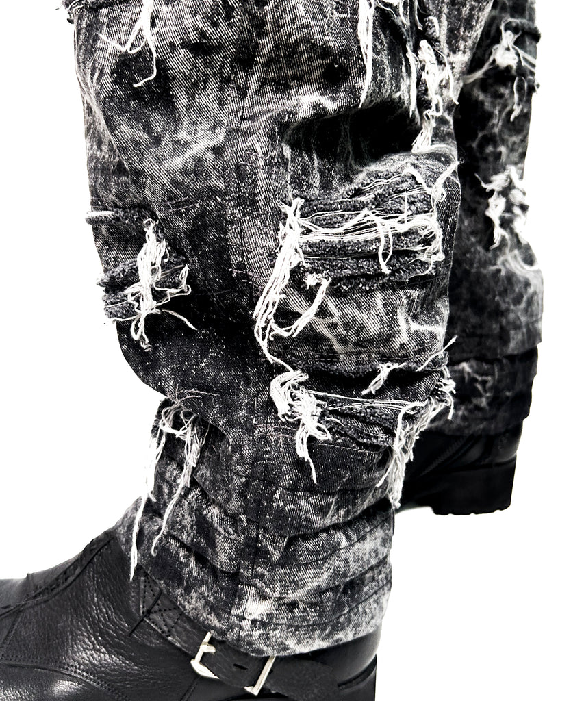 2502-PT02 Powder Storm Crush Denim