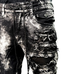 2502-PT01A Discharged Stretch Twill Pants