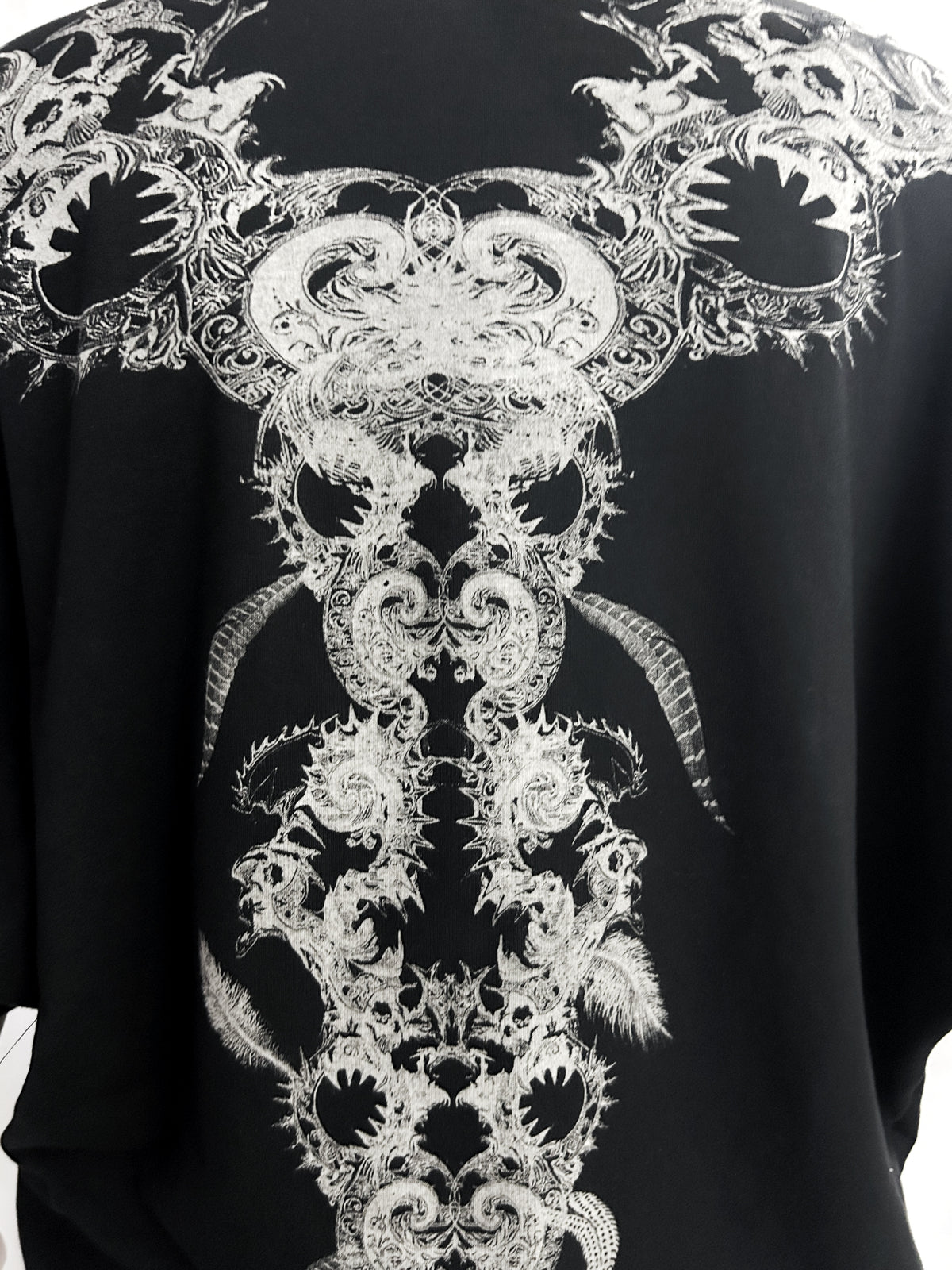 2502-TP12 Magnolia Feather Dolman Top_Black