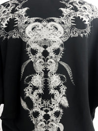 2502-TP12 Magnolia Feather Dolman Top_Black