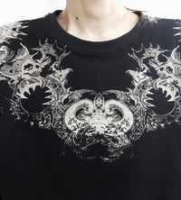 2502-TP12 Magnolia Feather Dolman Top_Black