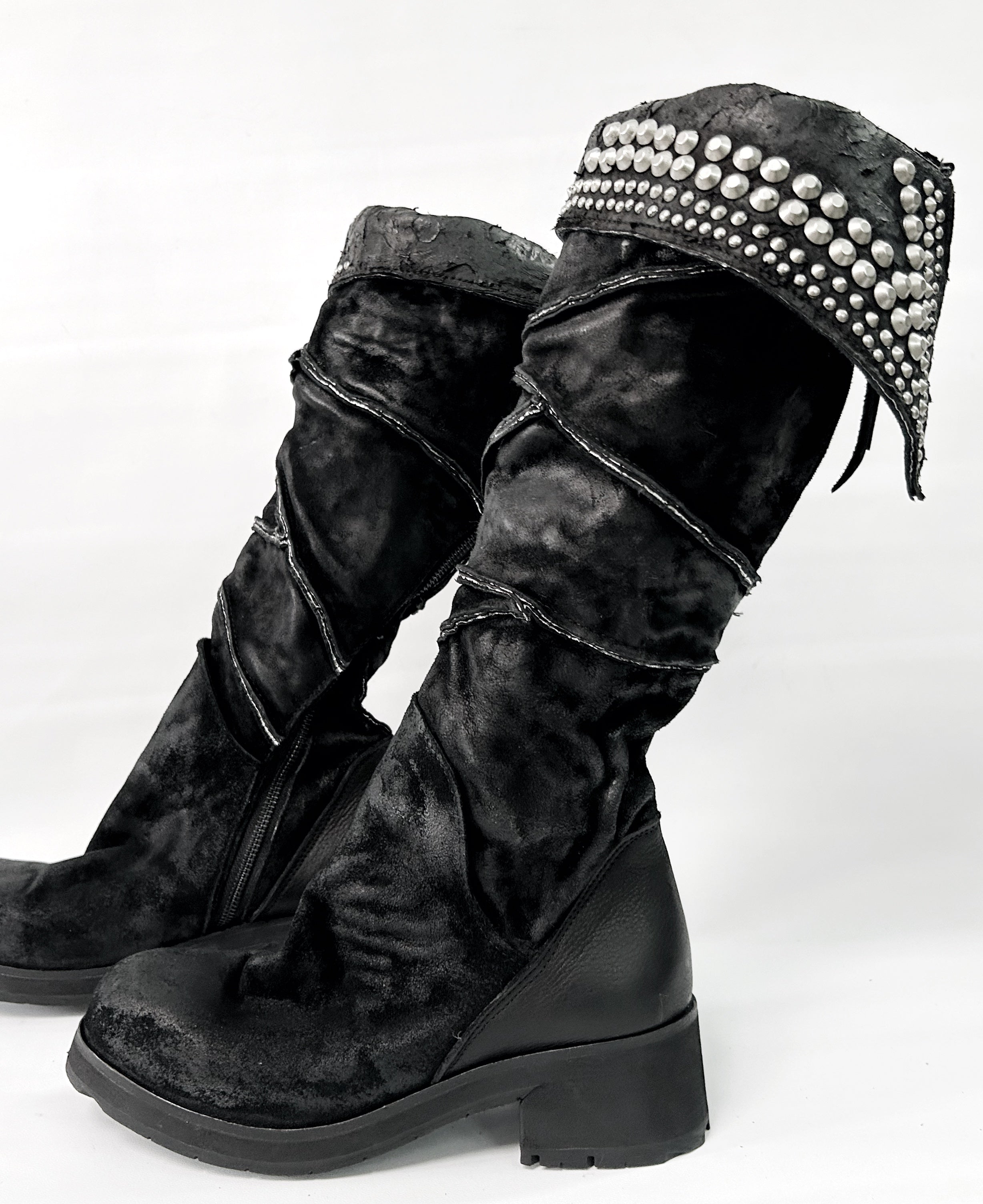 KMRii ケムリ Crush Jet Boots 12 クラッシュ ジェット ブーツ ロング