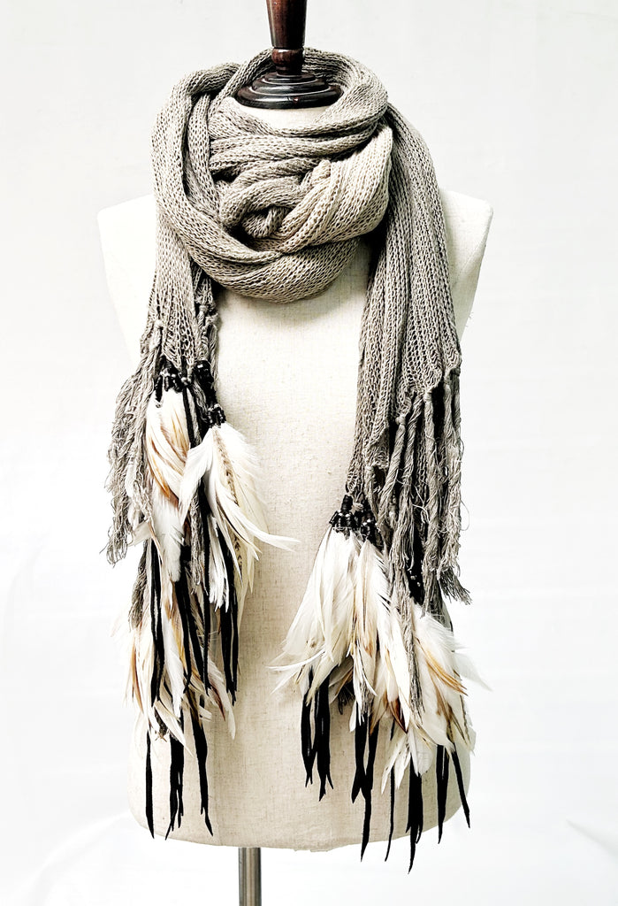 1402- ST04 Northern Light Knit Stole 02