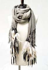 1402- ST04 Northern Light Knit Stole 02
