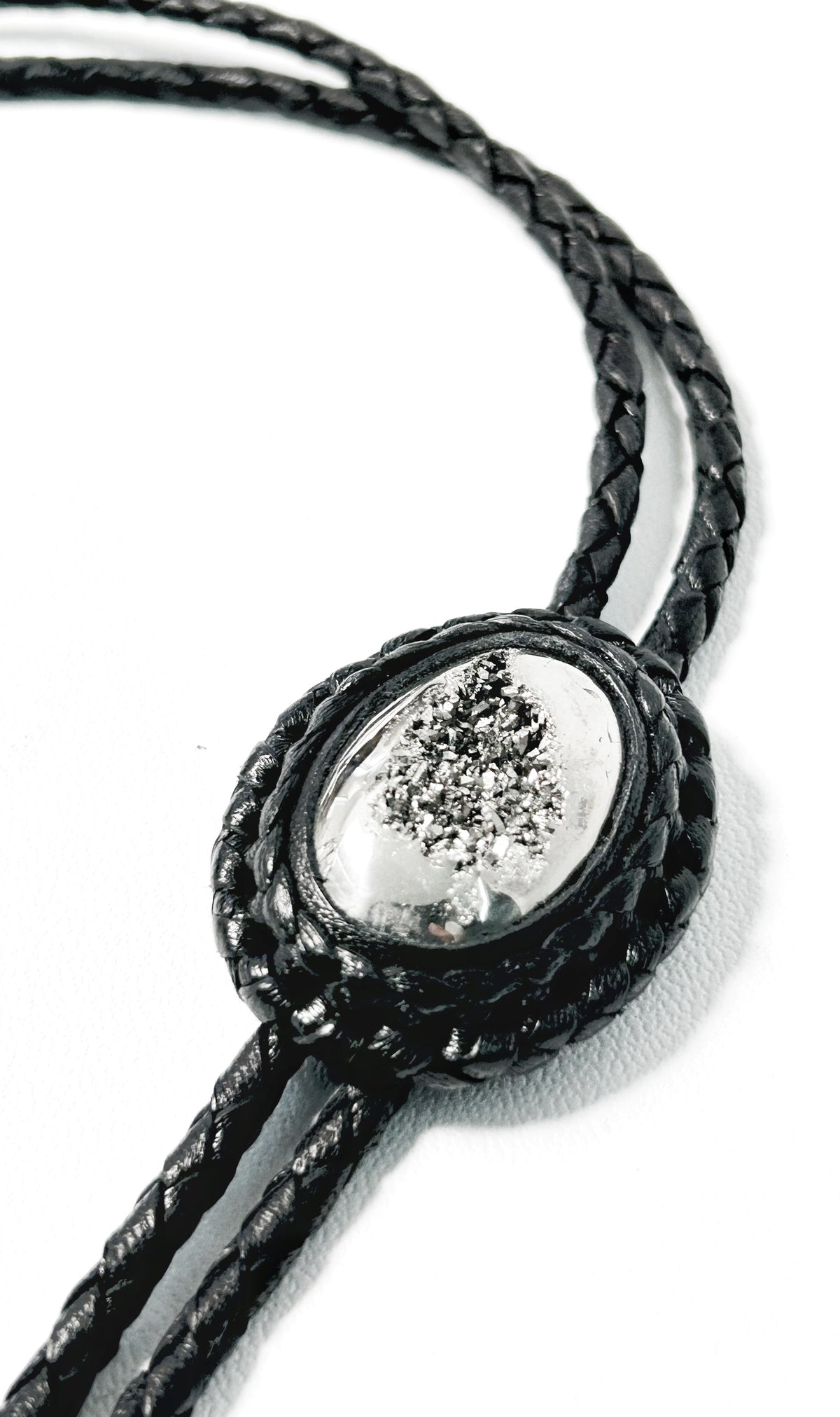 2401-AC07 Druzy Loop Tie