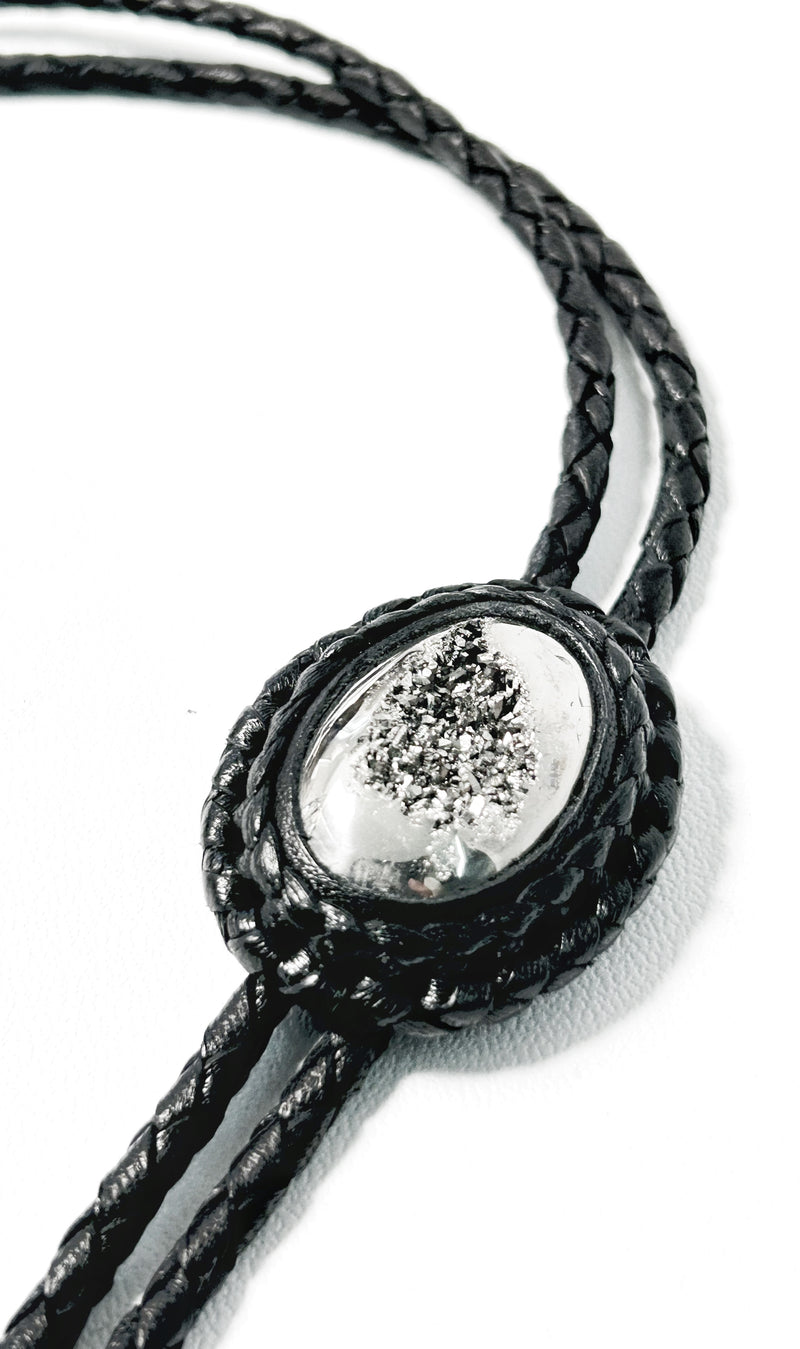 2401-AC07 Druzy Loop Tie