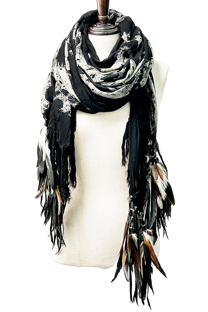 1402-ST03 Magnolia Long Stole 03