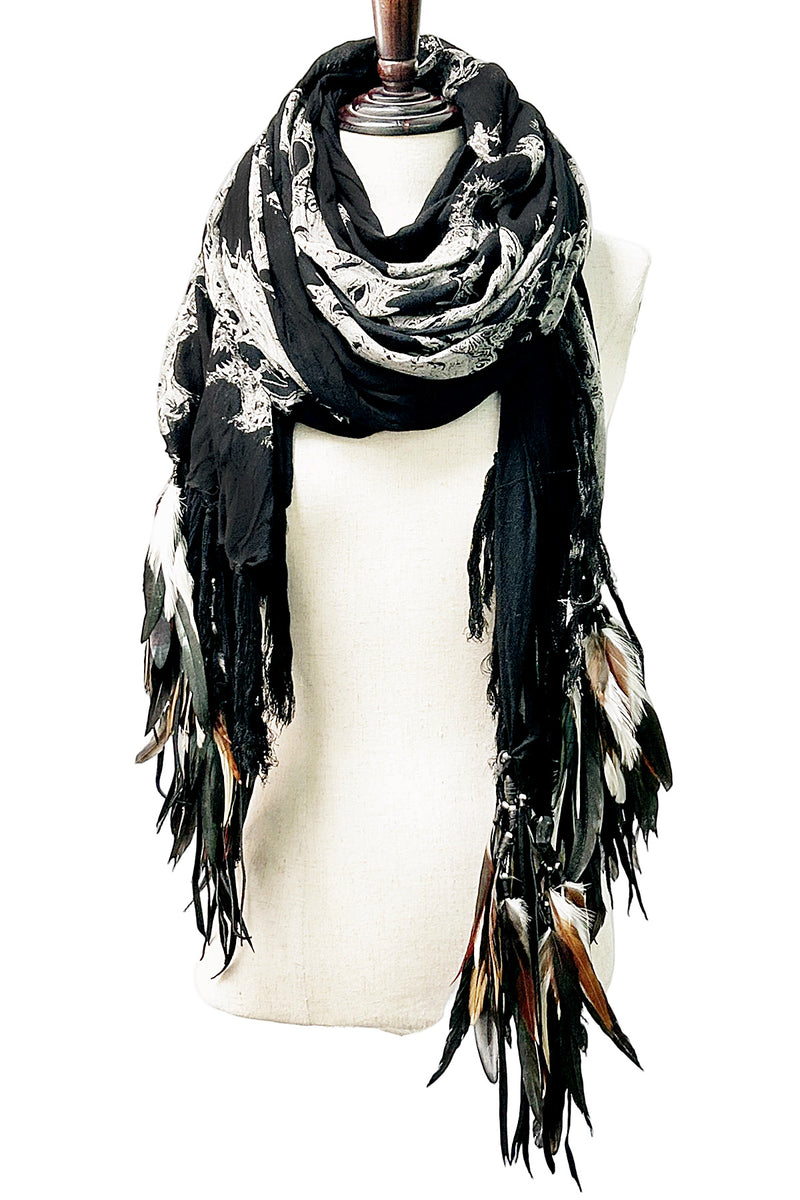 1402-ST03 Magnolia Long Stole 03