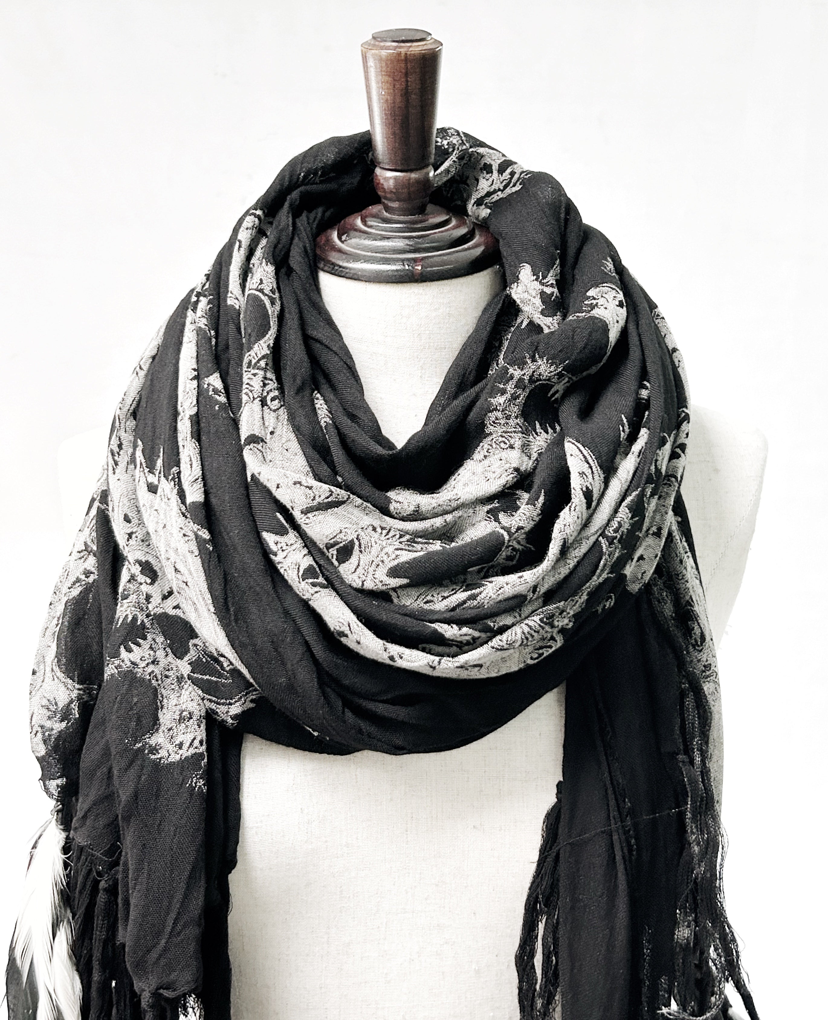 1402-ST03 Magnolia Long Stole 03 – KMRii OFFICIAL ONLINE STORE