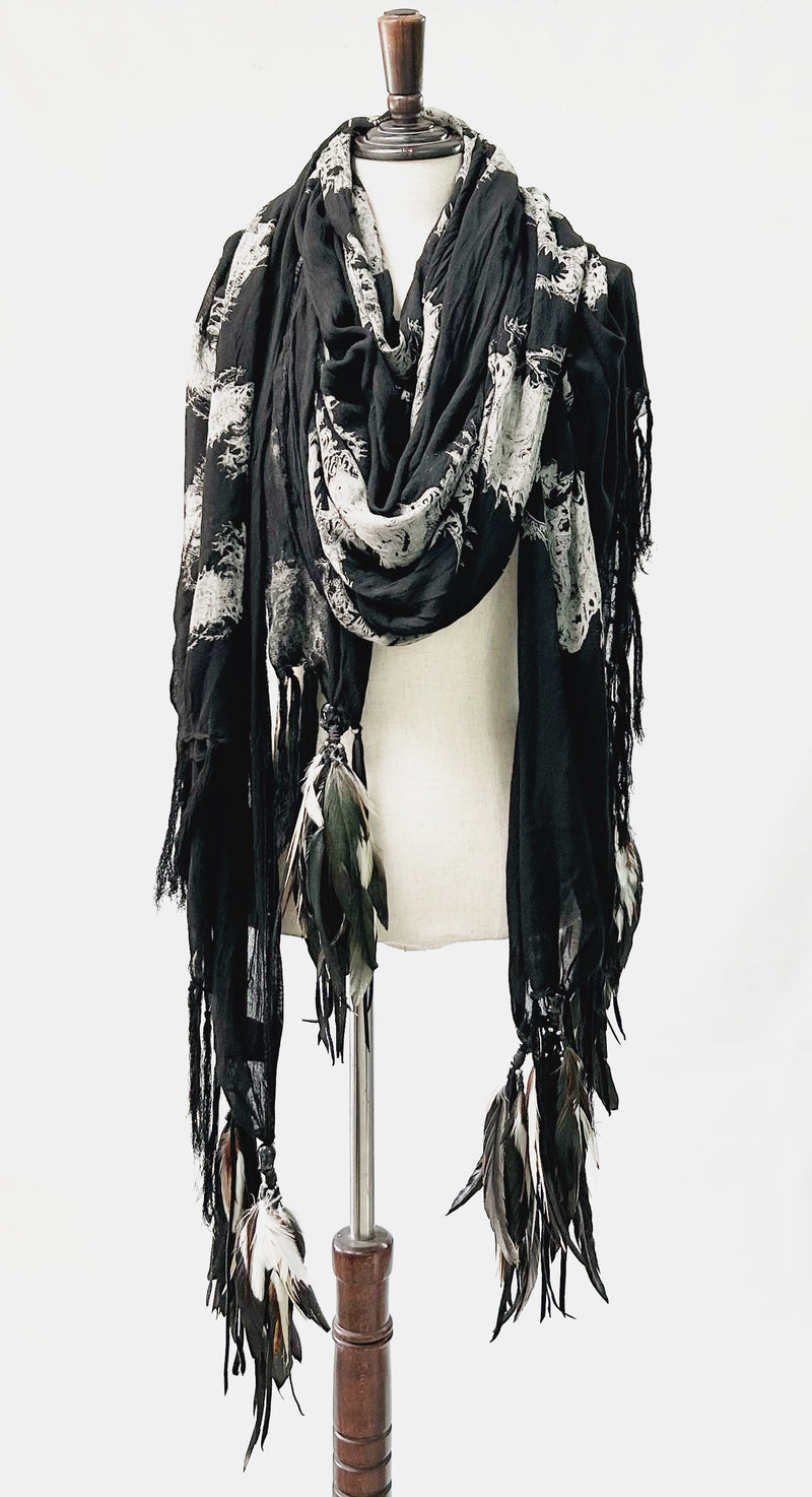 1402-ST03 Magnolia Long Stole 03