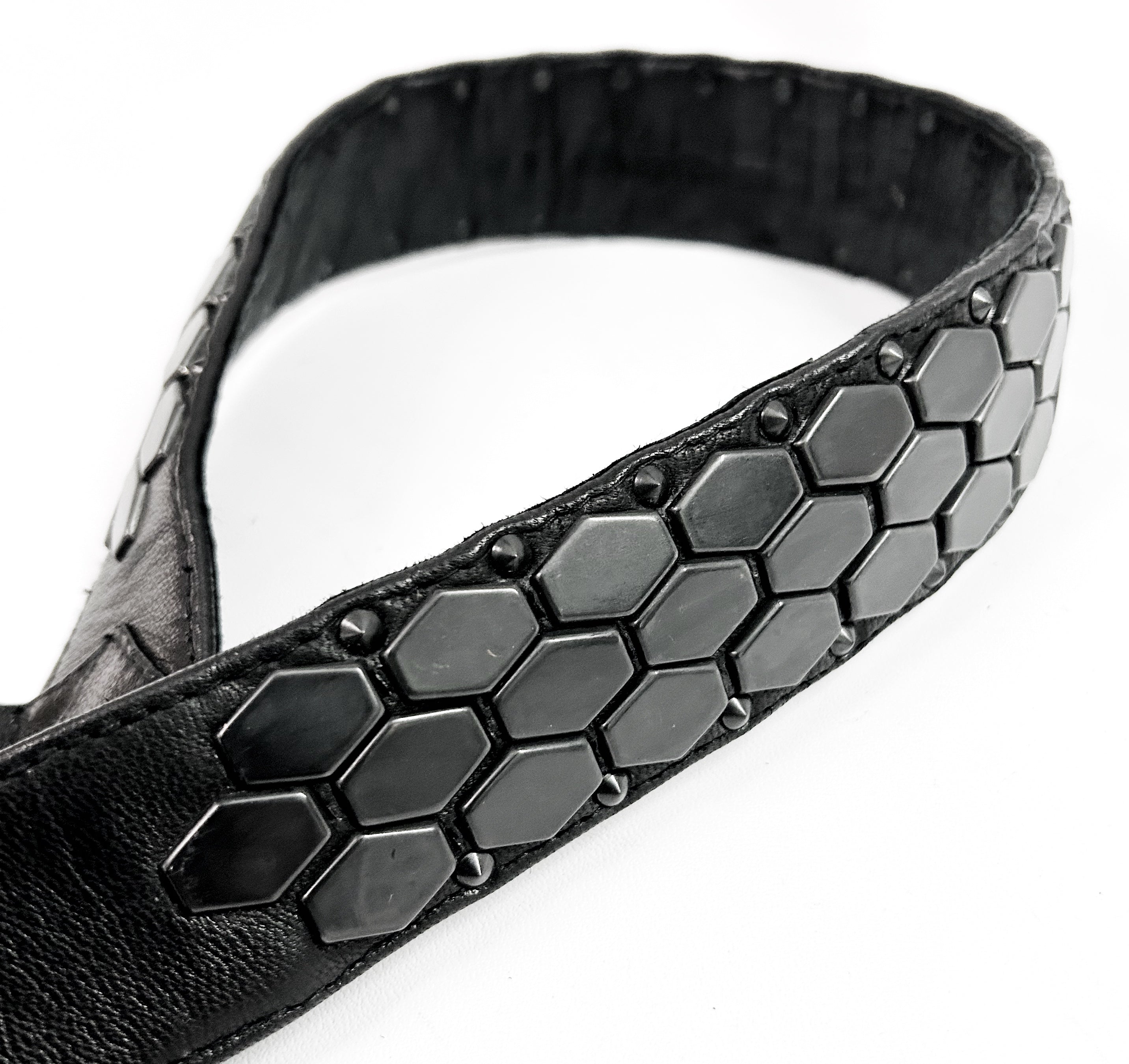 KMRii ケムリ 2402 BT-Black Honey ハニー スタッズ レザー ベルト