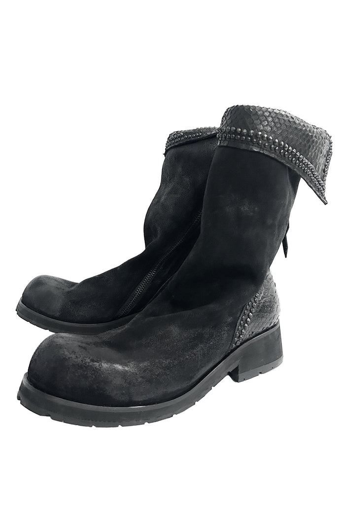 2501-BO03  Crush Suede Boots