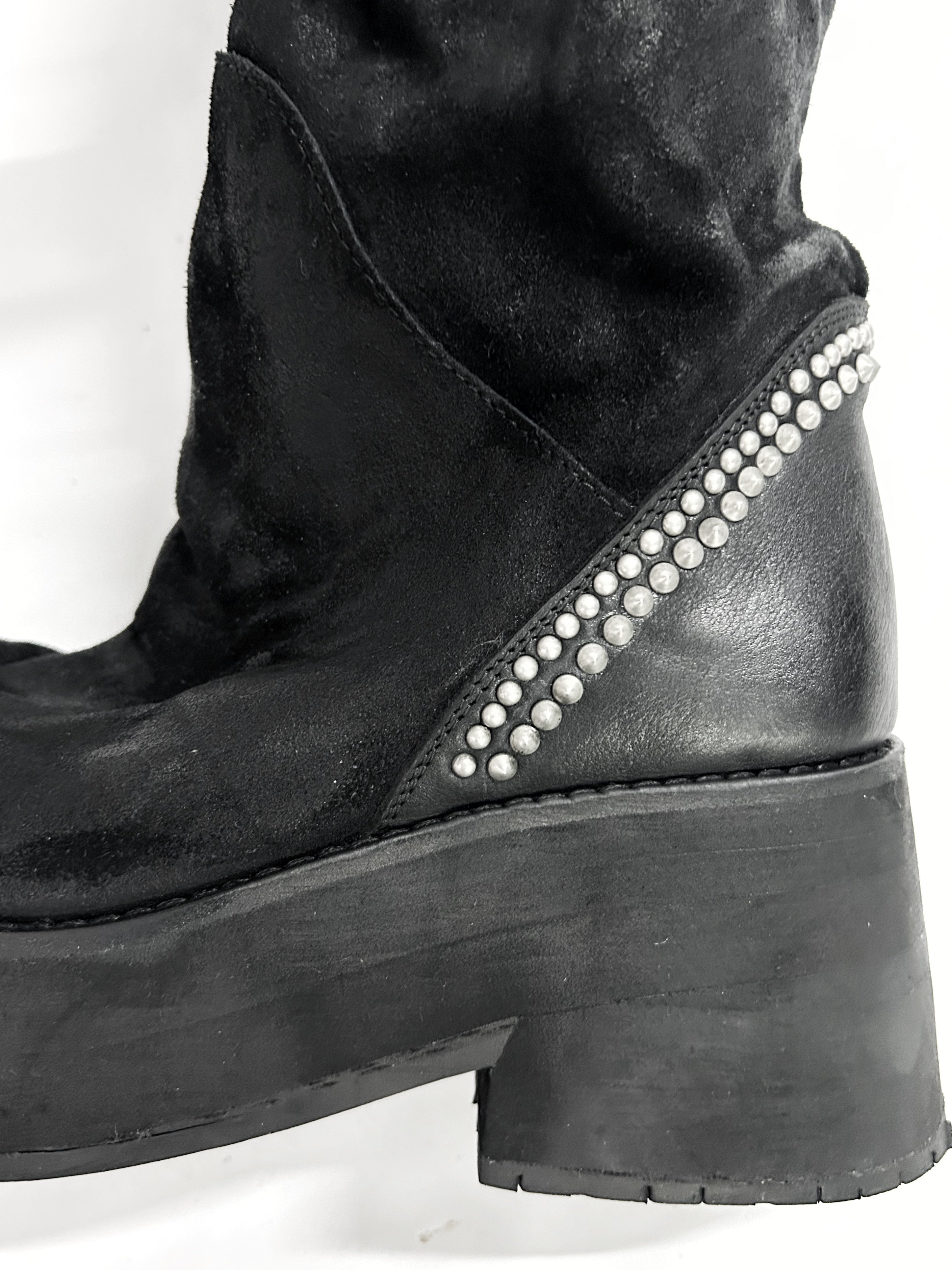 KMRii ケムリ Crush Platform Boots 01 クラッシュ プラットフォーム
