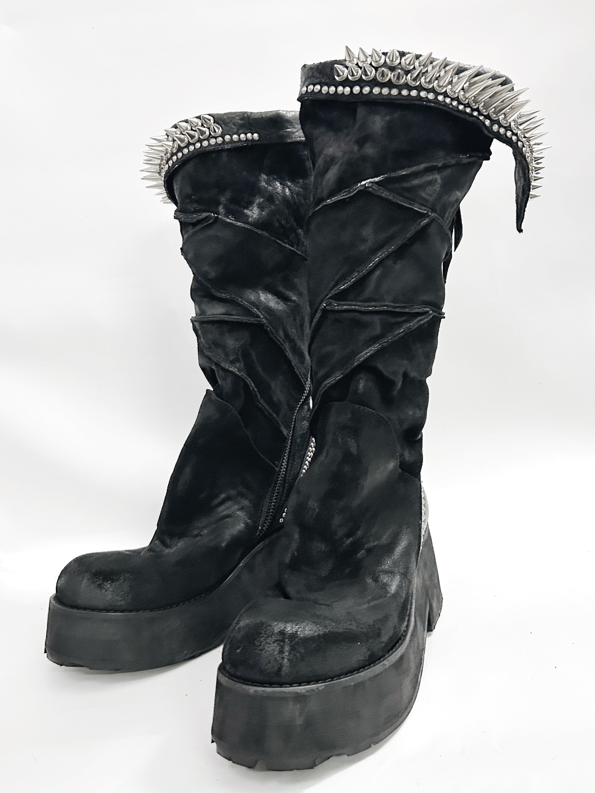 KMRii ケムリ Crush Platform Boots 01 クラッシュ プラットフォーム