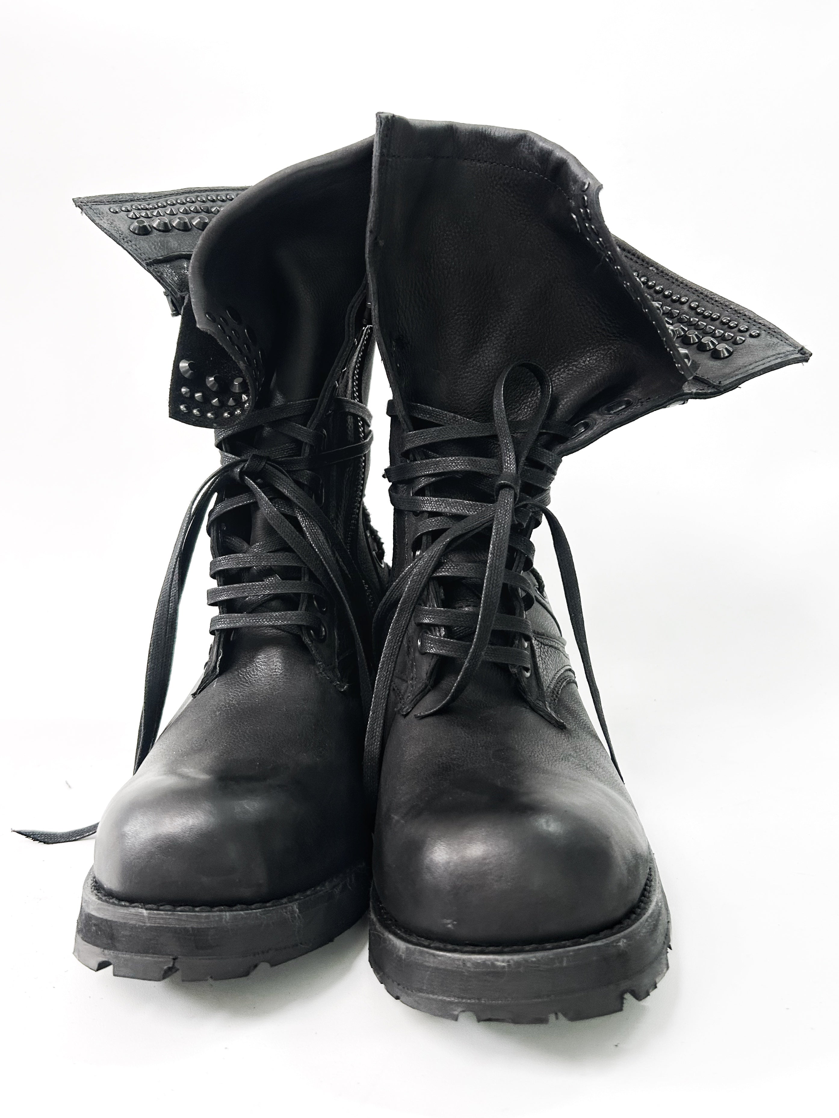 KMRii ケムリ 2402-BO03 Chrome Braided Boots 13クロム ブーツ レザー