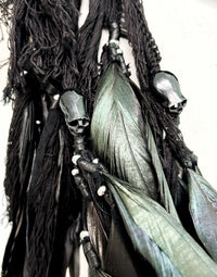 1402-ST05 Northern Light Knit Stole 02_BLK