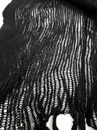 1402-ST05 Northern Light Knit Stole 02_BLK